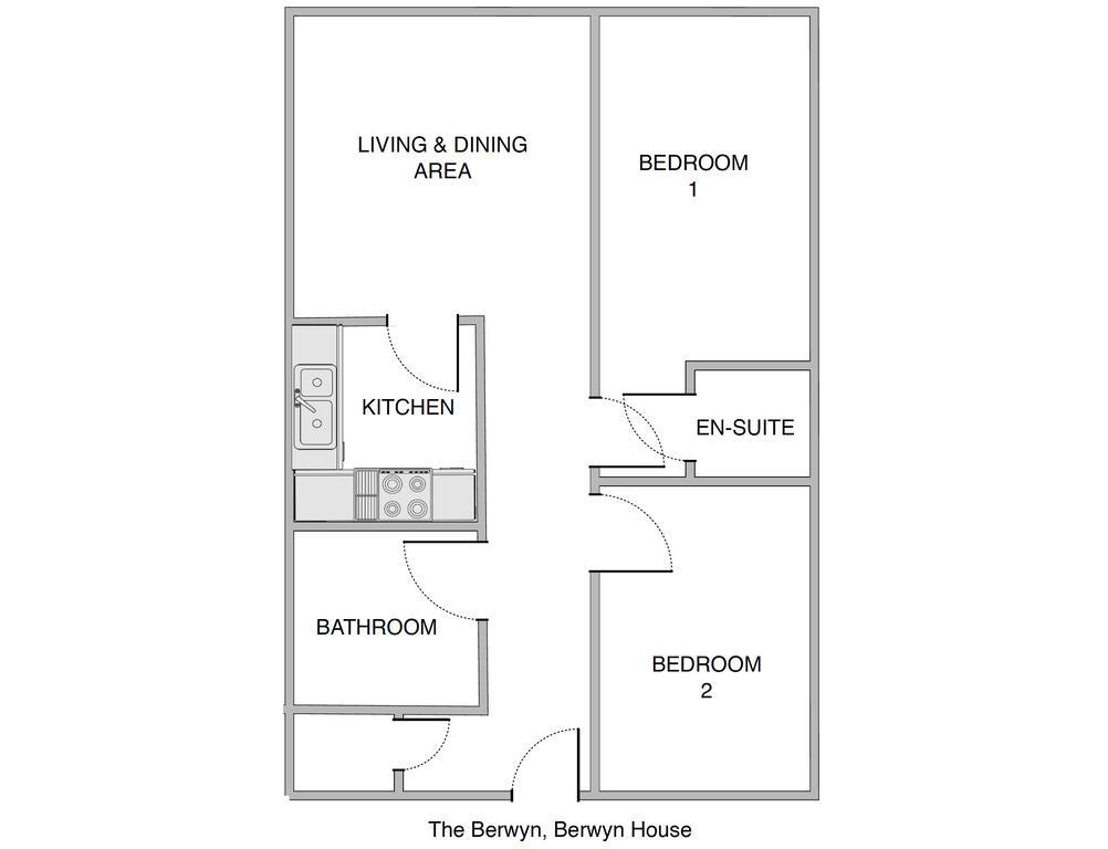 The Berwyn - Berwyn House Apartment Wrexham Ngoại thất bức ảnh
